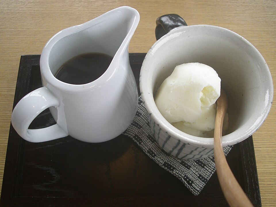 Affogato al caffè